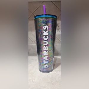 Starbucks Oil Spill cup